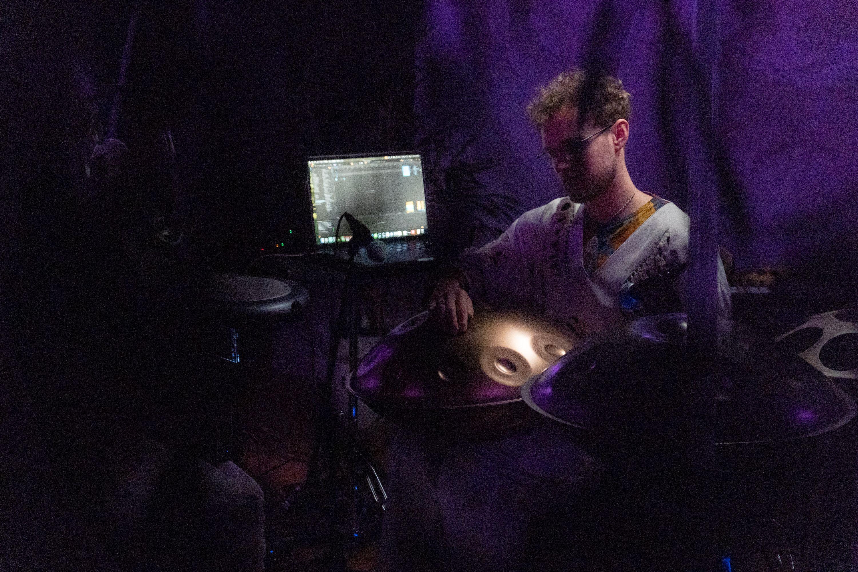 kone handpan purple